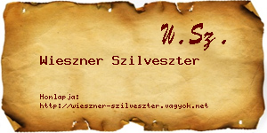 Wieszner Szilveszter névjegykártya